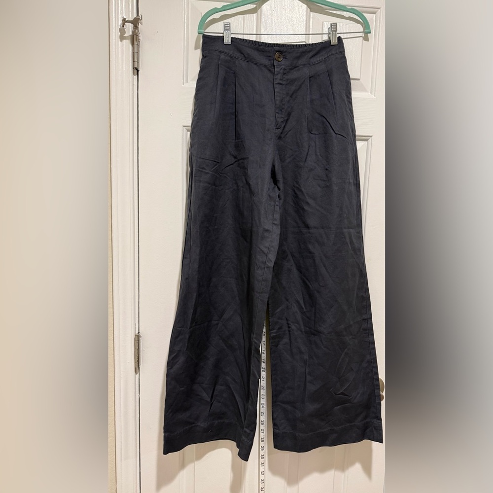 Women’s Faherty Wide Legged Organic Cotton/Linen Pant Size 6